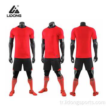 Erkekler için toptan profesyonel futbol üniforması